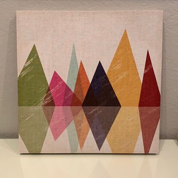Canvas Abstract Wall Hanging - Picture 1 of 6